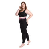 Compression leggings anti-cellulite black